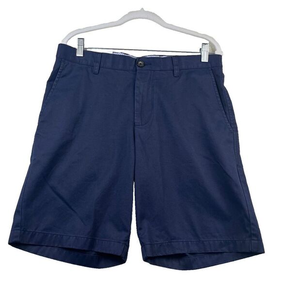 NWT Southern Marsh‎ Shorts Mens 32 Navy Chino  8” Inseam New Sailing preppy - Picture 1 of 8